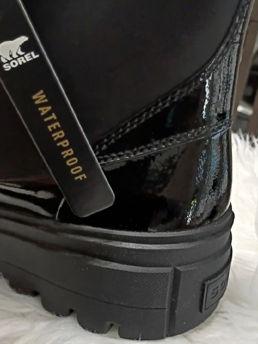 New Sorel Caribou X Women's Black Lace-Up Waterproof Chunky Platform Boots 11
